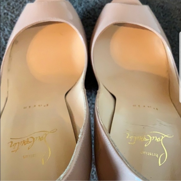Christian Louboutin Lady Peep Patent shoes - Picture 7 of 8